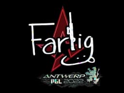 Sticker | Farlig (Glitter) | Antwerp 2022