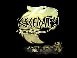 Sticker | KSCERATO (Gold) | Antwerp 2022