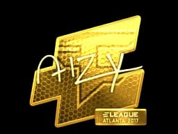 Sticker | aizy (Gold) | Atlanta 2017