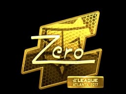 Sticker | Zero (Gold) | Atlanta 2017