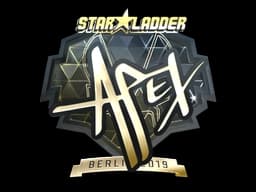 Sticker | apEX (Gold) | Berlin 2019