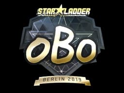 Sticker | oBo (Gold) | Berlin 2019