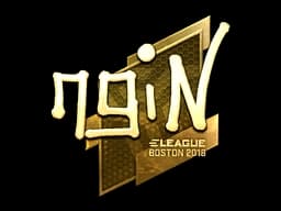 Sticker | ngiN (Gold) | Boston 2018