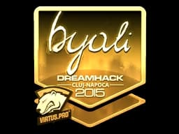 Sticker | byali (Gold) | Cluj-Napoca 2015