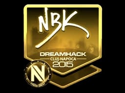 Sticker | NBK- (Gold) | Cluj-Napoca 2015