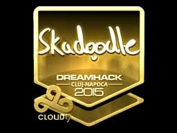 Sticker | Skadoodle (Gold) | Cluj-Napoca 2015