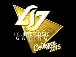 Sticker | Counter Logic Gaming (Gold) | Cologne 2015