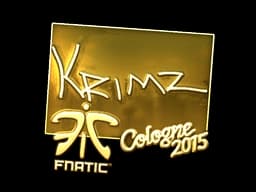 Sticker | KRIMZ (Gold) | Cologne 2015