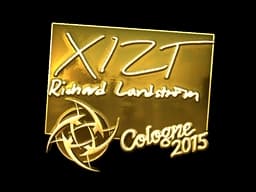 Sticker | Xizt (Gold) | Cologne 2015