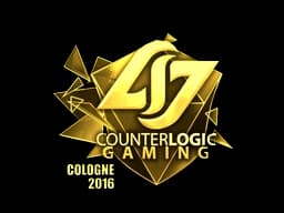 Sticker | Counter Logic Gaming (Gold) | Cologne 2016