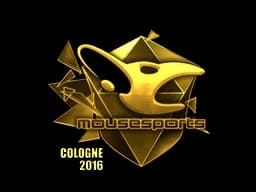 Sticker | mousesports (Gold) | Cologne 2016