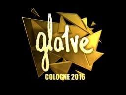 Sticker | gla1ve (Gold) | Cologne 2016