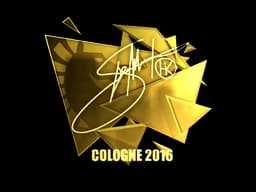 Sticker | Hiko (Gold) | Cologne 2016