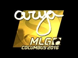 Sticker | arya (Gold) | MLG Columbus 2016