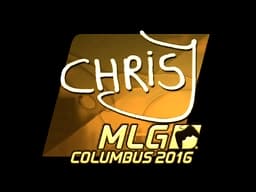 Sticker | chrisJ (Gold) | MLG Columbus 2016