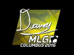 Sticker | DAVEY (Foil) | MLG Columbus 2016