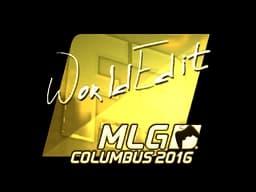 Sticker | WorldEdit (Gold) | MLG Columbus 2016