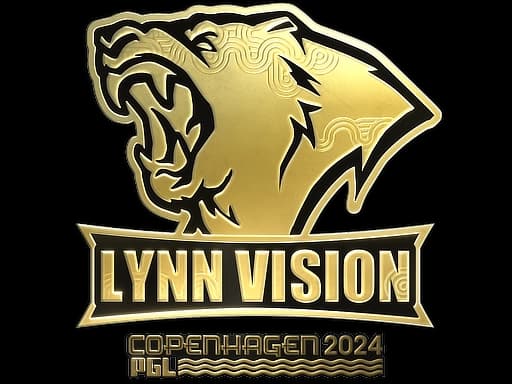 Sticker | Lynn Vision (Gold) | Copenhagen 2024