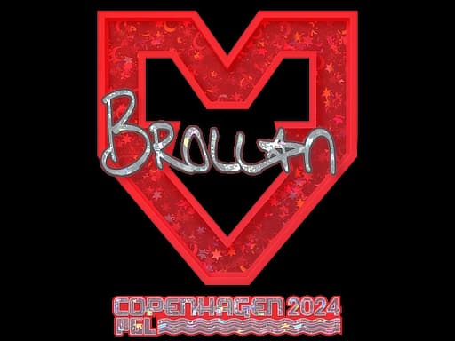 Sticker | Brollan (Glitter) | Copenhagen 2024