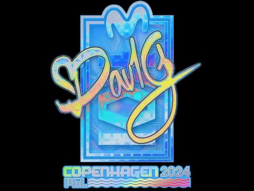 Sticker | dav1g (Holo) | Copenhagen 2024