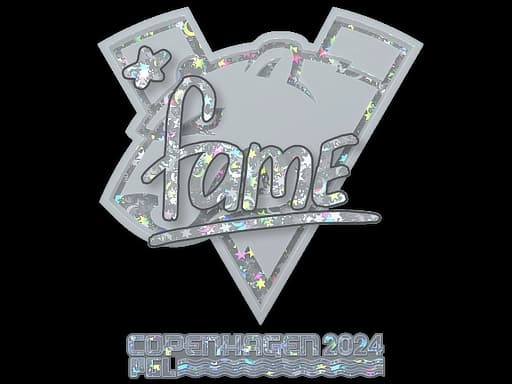 Sticker | fame (Glitter) | Copenhagen 2024