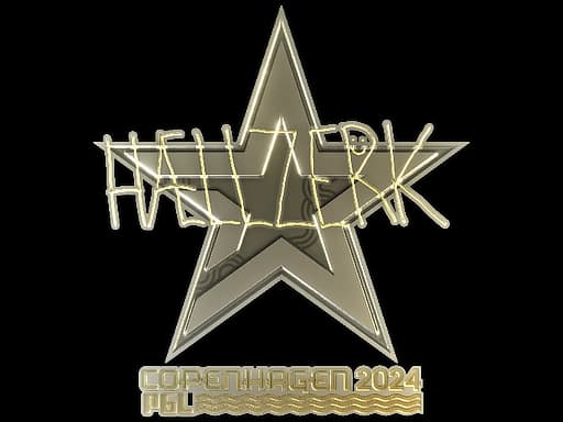 Sticker | hallzerk (Gold) | Copenhagen 2024