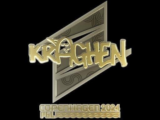 Sticker | kraghen (Gold) | Copenhagen 2024