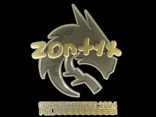 Sticker | zont1x (Gold) | Copenhagen 2024