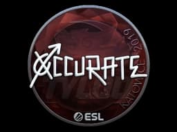 Sticker | xccurate (Foil) | Katowice 2019