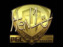 Sticker | HEN1 (Gold) | Krakow 2017