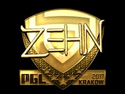 Sticker | zehN (Gold) | Krakow 2017