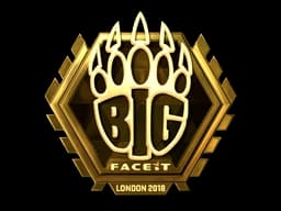 Sticker | BIG (Gold) | London 2018