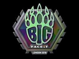 Sticker | BIG (Holo) | London 2018