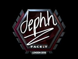 Sticker | dephh (Foil) | London 2018