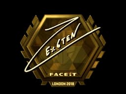 Sticker | Ex6TenZ (Gold) | London 2018