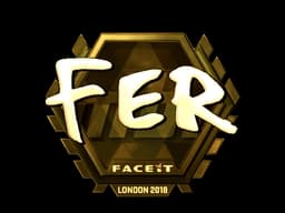 Sticker | fer (Gold) | London 2018