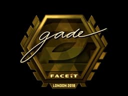 Sticker | gade (Gold) | London 2018