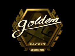 Sticker | Golden (Gold) | London 2018