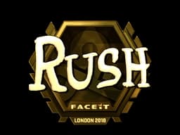 Sticker | RUSH (Gold) | London 2018