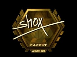 Sticker | shox (Gold) | London 2018