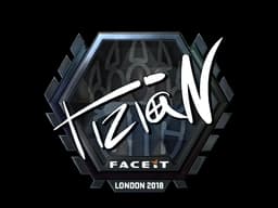 Sticker | tiziaN (Foil) | London 2018