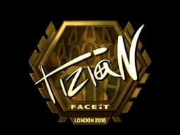 Sticker | tiziaN (Gold) | London 2018