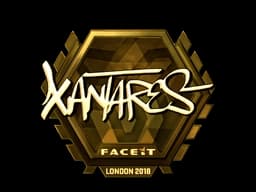 Sticker | XANTARES (Gold) | London 2018