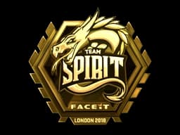 Sticker | Team Spirit (Gold) | London 2018