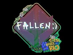 Sticker | FalleN (Glitter) | Rio 2022