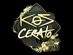 Sticker | KSCERATO (Gold) | Rio 2022