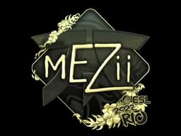 Sticker | mezii (Gold) | Rio 2022