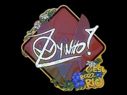 Sticker | ZywOo (Glitter) | Rio 2022