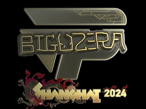 Sticker | biguzera (Gold) | Shanghai 2024