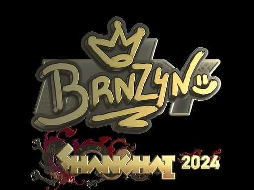 Sticker | brnz4n (Gold) | Shanghai 2024